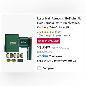 BoSidin Laser Hair Removal Device - Green